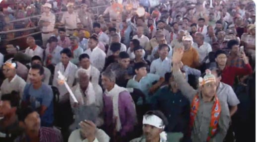 तपती गर्मी में भारी संख्या में पहुंचे माधोपुर की जनता, जानिए पूरी खबर