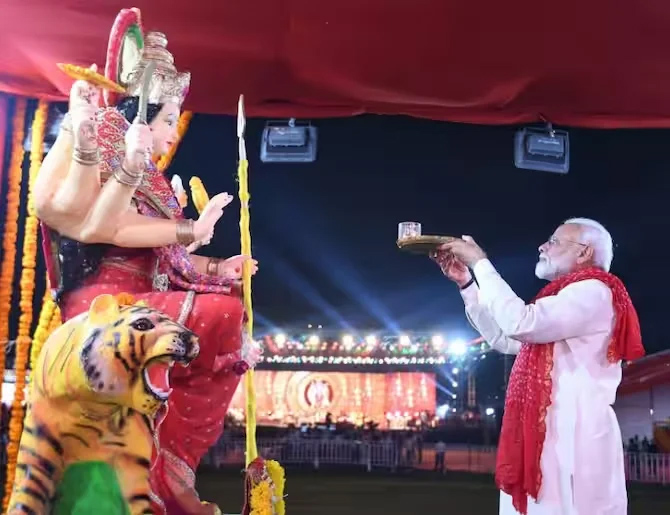 प्रधानमंत्री ने नवरात्रि के अवसर पर शुभकामनाएं दीं