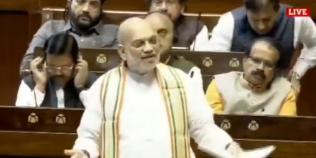 राहुल गांधी को सपने में आएगा आतंकवादी, अमित शाह बोले - हमे दिखते ही आंखों के बीच मारते है गोली