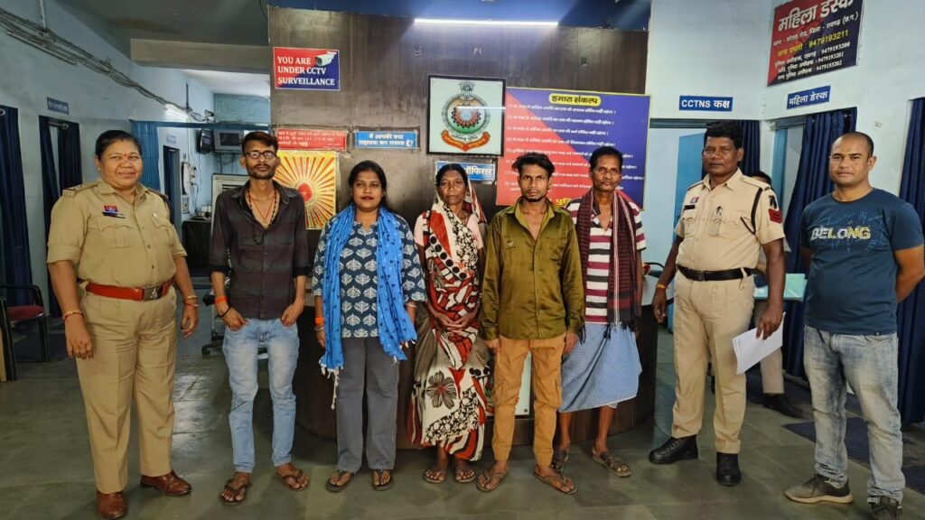 पेशी में नही पहुंचने वाले वारंटियों की हुई गिरफ्तारी