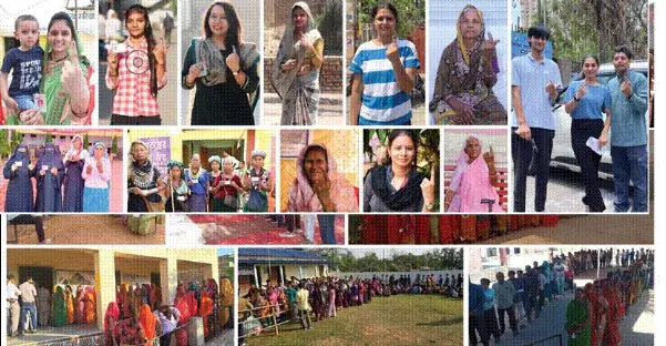 आम चुनाव के दूसरे चरण में 13 राज्यों/केंद्र शासित प्रदेशों में शांतिपूर्ण मतदान संपन्न