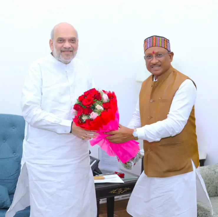 मुख्यमंत्री ने की केंद्रीय गृहमंत्री अमित शाह से छत्तीसगढ़ विजन @2047 पर चर्चा