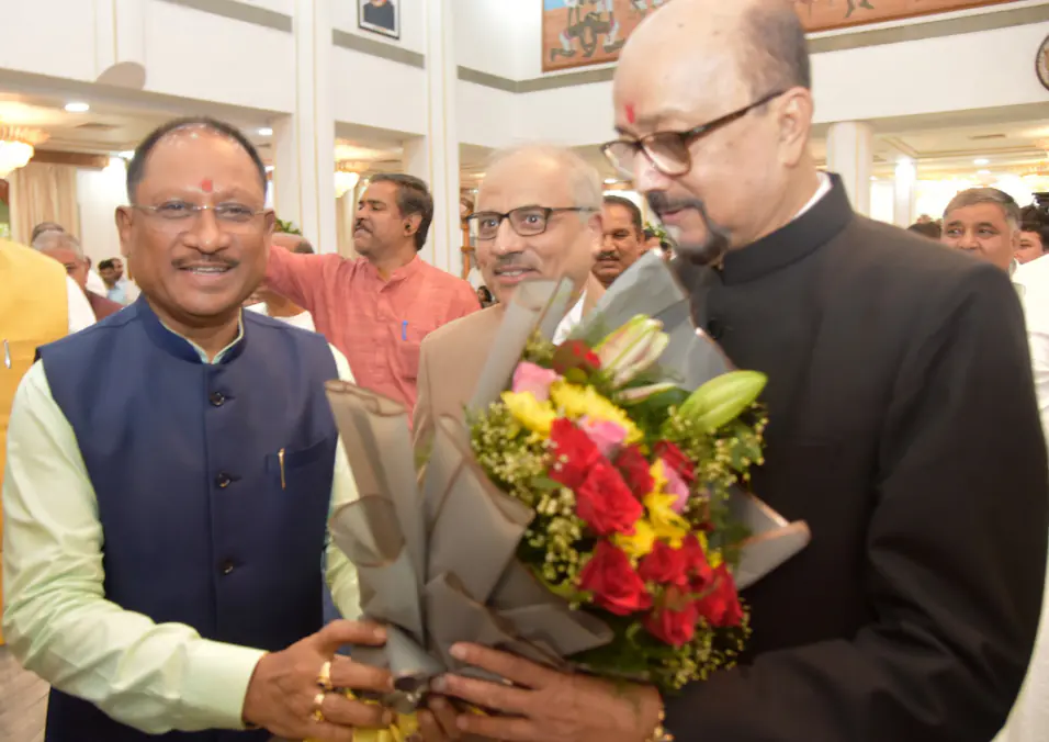 मुख्यमंत्री साय ने नए राज्यपाल को दी बधाई