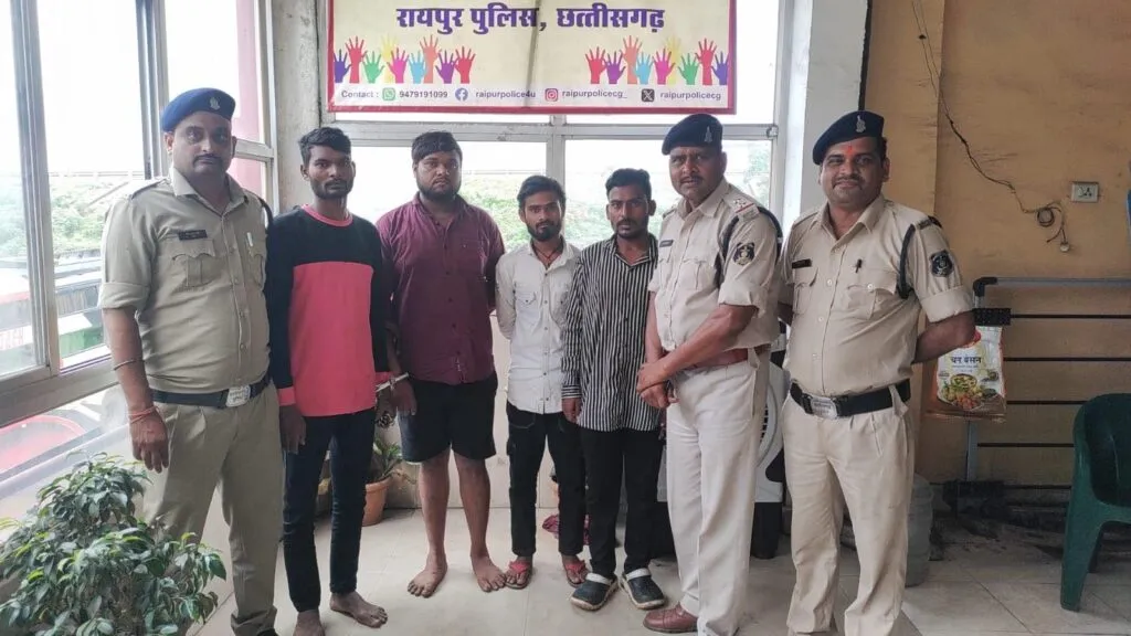 रायपुर में बदमाश की हत्या, मर्डर कर ठिकाना लगाने वाले गिरफ्तार