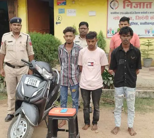 रायपुर में टीचर के साथ लूटपाट, फोन स्नैचिंग करने वाले गिरफ्तार