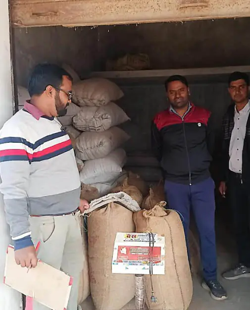 जिले में अब तक 38 प्रकरण दर्ज कर 2446 क्विंटल अवैध धान जब्त