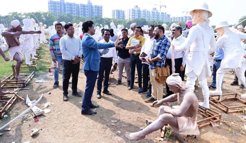 नवा रायपुर में 10 एकड़ में बन रहा है शहीद वीरनारायण सिंह संग्रहालय