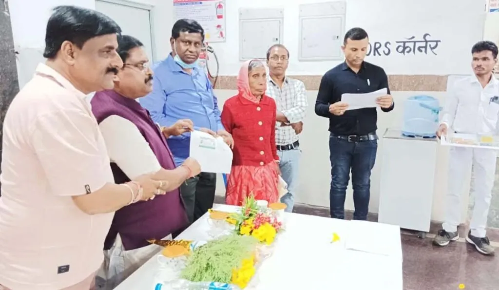 विकासखण्ड स्तरीय निक्षय निरामय छत्तीसगढ़ कार्यक्रम का किया गया शुभारंभ