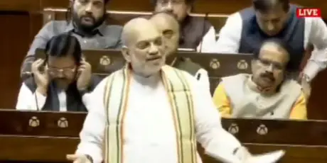 राहुल गांधी को सपने में आएगा आतंकवादी, अमित शाह बोले - हमे दिखते ही आंखों के बीच मारते है गोली