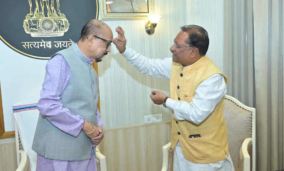 राज्यपाल डेका को सीएम साय ने दी होली की शुभकामनाएं